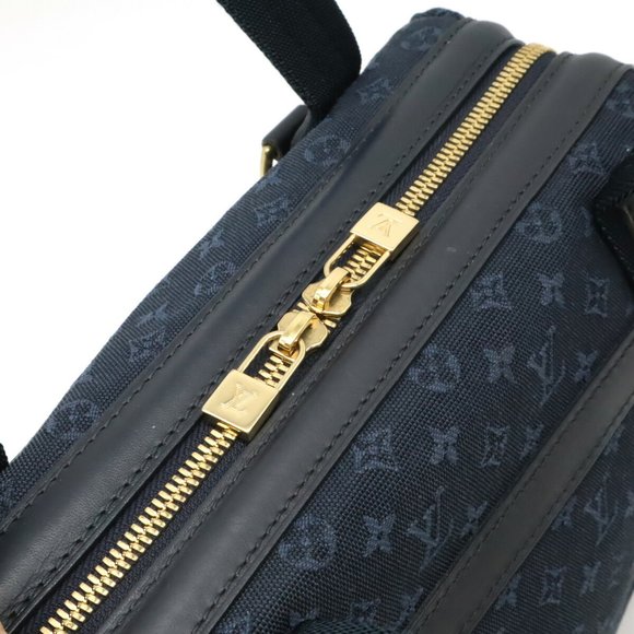 Louis Vuitton Navy Monogram Satchel - Picture 7 of 12